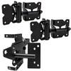 Self Locking Gate Latch and Gate Hinges Set Heavy Duty
