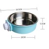 2-in-1 dog bowl,dog bowls with stand stainless steel pet dog