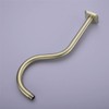 TRUSTMI 16 Inch S-Shape Shower Arm Stainless Steel Extra Long