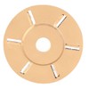 6T Golden Wood Carving Disc Engraving Blade Woodworking Milling Cutter
