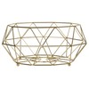 Premier Housewares 507565 Vertex Fruit Basket, 32 cm - Gold