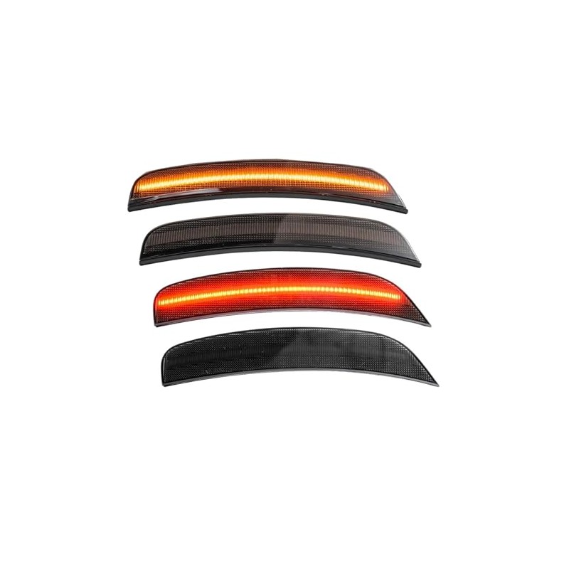 ULTRALTH Smoked Dynamic LED Side Marker Light Kit for 2012-2017