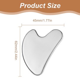 Gua Sha Stone Gua Sha Stainless Steel for Shaping Jaw Area Gua Sha Stainless Steel Guasha Massage Tool Gua Sha Face Massage