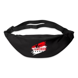 Spreadshirt Die Macht aus München Football Fan Belt Bag, black