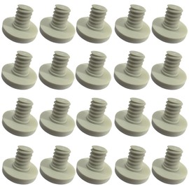 20 PCS Replacement Bolts Compatible with Suncast Storage Sheds for Suncast/Craftsman Resin Storage Sheds, Replacement Screws Compatible with Suncast Storage Sheds Shed Accessories (20, White, 3/8)
