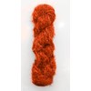 (Orange) - 100g Recycled Sari Silk Yarn Hand-spun Orange Soft