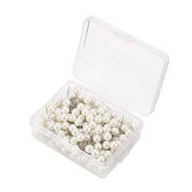 200 Pieces Map Tacks Round Plastic Head Push Pins with Stainless Point for Travel Map, Fabric Marking, Wall, Bulletin Boards