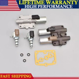 NURPAAUTO Transmission Solenoid Kit For Honda Odyssey Accord Pilot TL MDX 28250-P7W-003