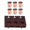 6pcs 100ml Copper Plated Moscow Mule Mug Stainless Steel Cocktail