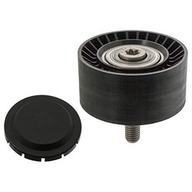 febi bilstein 47597 Idler Pulley for auxiliary belt, with screw, pack of one