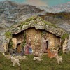 Set of 6 White Sheep 15cm Resin Sheep for Nativity