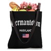Germantown Maryland Gothic Design Tote Bag