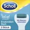 Scholl Velvet Smooth Replacement Rollers Strong Pack of 2
