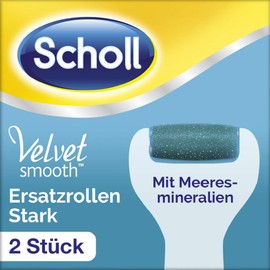 Scholl Velvet Smooth Replacement Rollers Strong Pack of 2