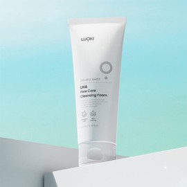 Luoki Double Shot LHA Pore Care Cleansing Foam 200ml Mildly Acidic, Low-Irritation, EWG Green Grade / 루오끼 더블샷 LHA 포어 케어 클렌징폼 200ml 약산성 저자극 EWG그린등급