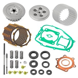 Blaster 200 Clutch Kit & Center Inner Hub & Outer Pressure Plate For Yamaha YFS200 1988-2006 Heavy Duty Springs Kit & Complete Gasket Seal Clutch Push Rod