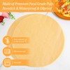 200 Pcs Non-Stick 16 Inch Round Parchment Paper Brown Natural