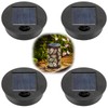 Lotnery Replacement Solar Panels for Garden Lights, 4 Pack 2.8"
