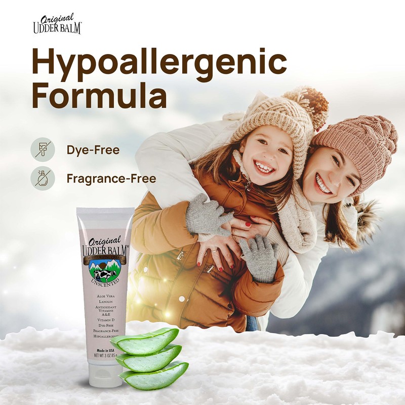 Original Udder Balm Unscented Moisturizer Tube