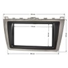 tomzz Audio 2433-014 Double DIN Radio Faceplate Compatible with Mazda
