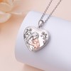 Sterling Silver Mother Daughter Heart Locket Necklace That Holds Pictures