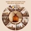 8.4oz Glass Reed Diffuser Bottles, Amber Fragrance Container