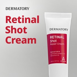 DERMATORY Retinal Shot Firming & Repair Cream | Pore-Tightening, Smoothing, Replenishing, Moisturizing