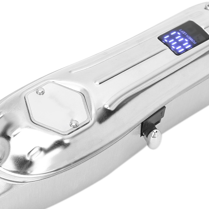 USB Rechaegeable Hair Clipper LCD Screen Electric Hair Styling Trimming