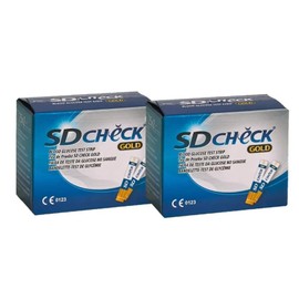 Kit 2 Cajas Tiras Reactivas Sd Check Gold + Lancetas Benesta