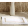 Better Trends 100% Cotton Hotel Collection Bath Mats, White &