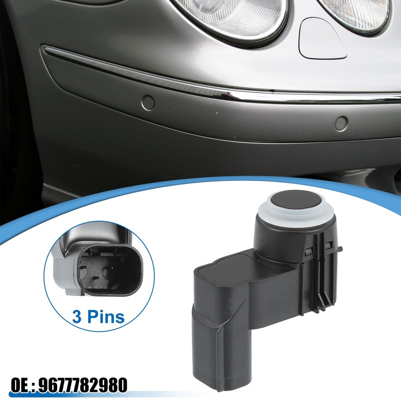 QUARKZMAN No.9677782980 Bumper PDC Reverse Sensor for Peugeot