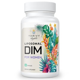 ThrivyThystle Liposomal DIM Supplement, Contains 400 mg DIM, Vitamin E, Evening Primrose