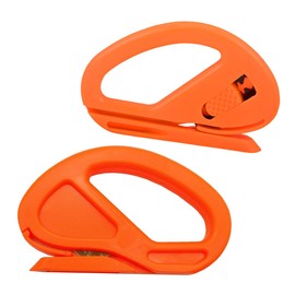 2PCS Wrapping Paper Cutter, Snitty Safety Vinyl Film Cutting Tool with Blade, Carbon Fiber Utility Knife, Craft Knife, Suitable for Window Tint Car Wrap, Craft Making