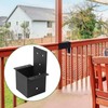 2 Pcs Pergola Brackets，4“x 4"(Actual 3.6 "x 3.6") Post Top