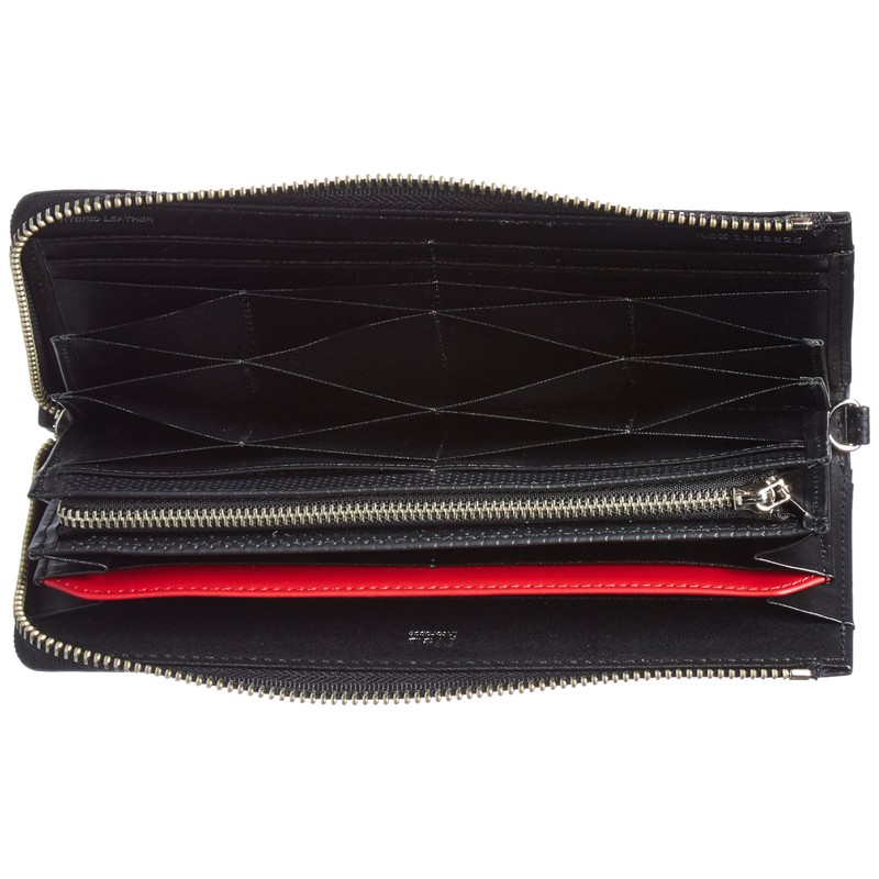 [ノイ・インテレッセ] サール 長財布 ハニーセル ブラック