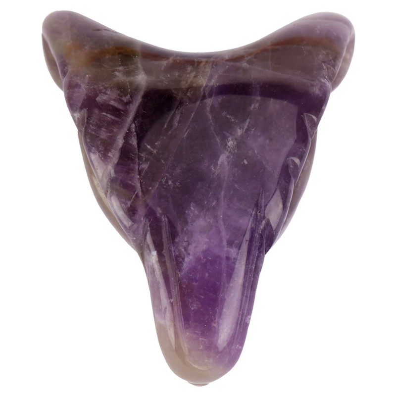Wolf Head Statue Pendant Natural Stone Crystal Quartz Carved Necklace