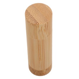 Outanaya Natural Bamboo Lip Gloss Tubes Stylish DIY Lipstick Holder with Plastic Inner Versatile Cosmetic Storage for Beauty Products for Lipsticks and Lip Gloss