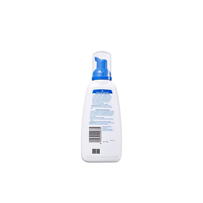 Cetaphil Espuma de Limpieza Suave, Limpia Suavemente sin Dejar la
