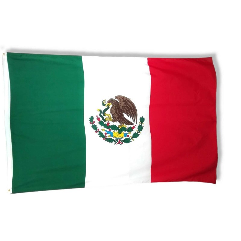 100% 2 Big 6 Foot Mexico Flag Double Sided Double
