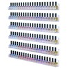 FEMELI 24 Inch Nail Polish Wall Rack: 6 Shelves Clear