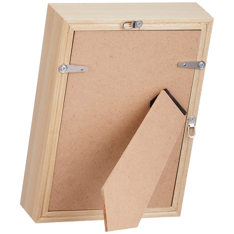 A.P.J. Picture Frame, Art Box Frame, Natural, Postcard Size