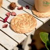 Seagrass Coasters | Durable Handmade Water Hyacinth Coaster Set of
