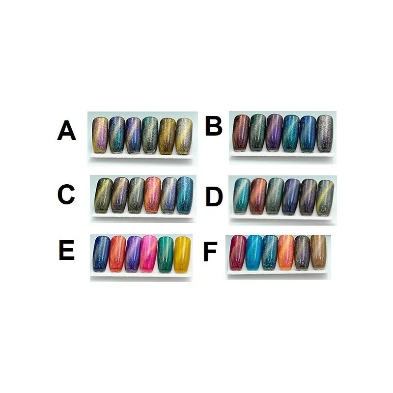 Lé Mussa Set Esmalte Semipermanente Marca Mussa Ojo De Gato