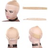 Bandas de agarre para peluca para mujer, 2 piezas de