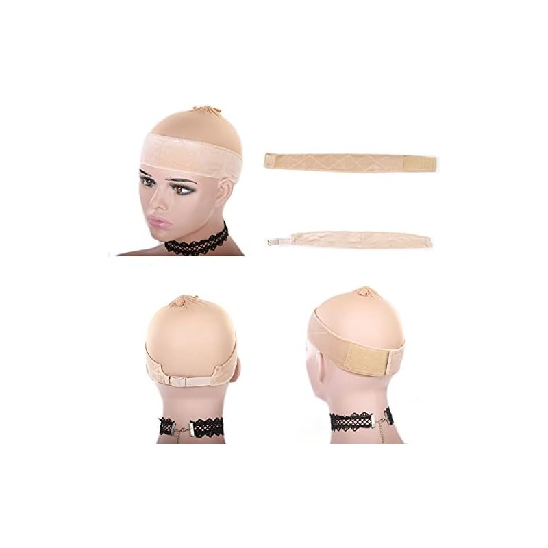 Bandas de agarre para peluca para mujer, 2 piezas de