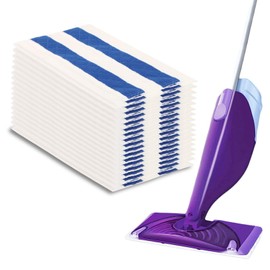 30 Count Floor Cleaner Spray Mop Pads,Multi-Layer Dry Refills Compatible with Swiffer WetJet & All 10-11'', Wet Dry Mop Refill Pads