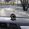Yardwe Car Decoration Car Dash Compass Abs Black Car Compass