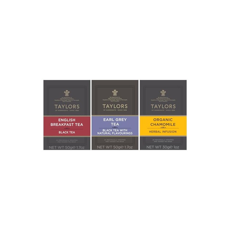 Taylors of Harrogate Black & Herbal Tea Variety Pack –