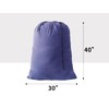 YETHAN Extra Large Laundry Bag, Blue Bag with Drawstring Closure,