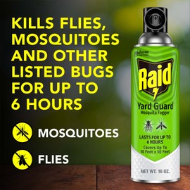 Raid Yard Guard Mosquito Fogger, 16 oz
